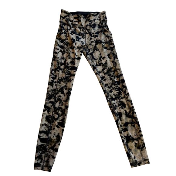 Lululemon Align Tie Dye Black Gray High Rise Ankle Legging Side Pocket Sz 6 Yoga - Picture 11 of 11